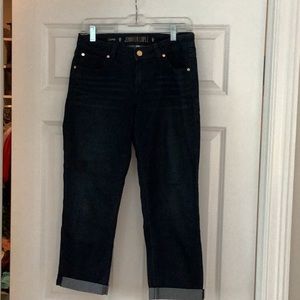 JLO Dark Blue Capri Jeans size 4